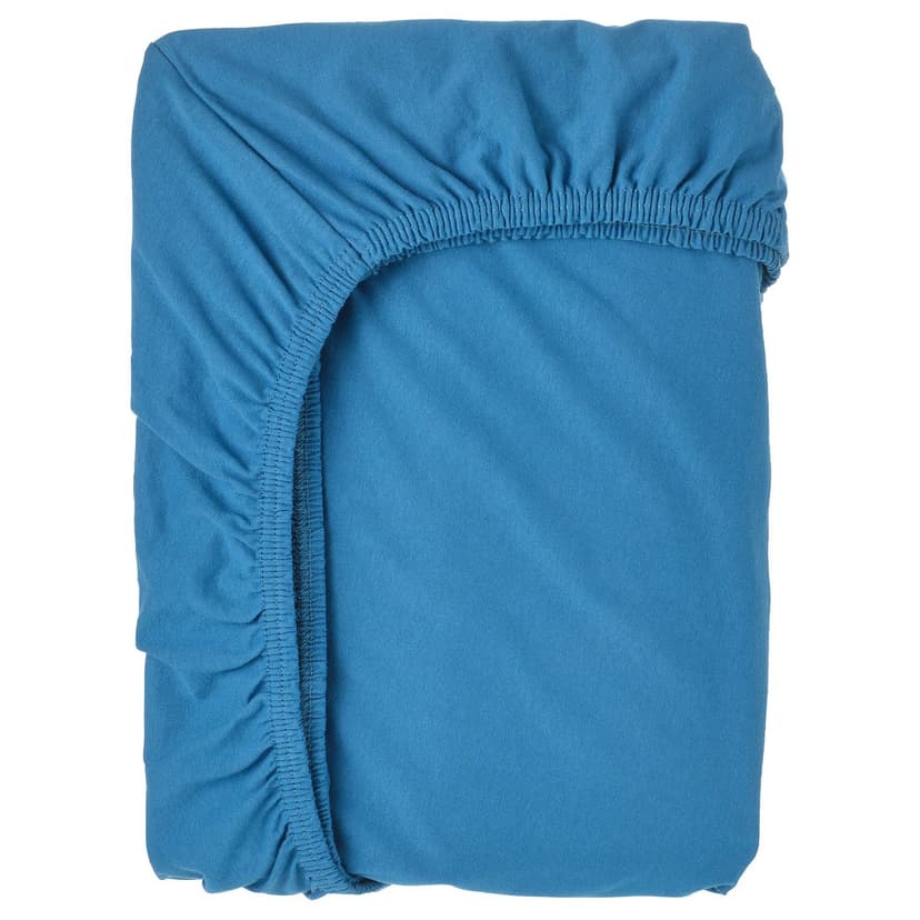 BARNDRÖM — Prześcieradło z gumką/łóżko rozsuwa, niebieski,