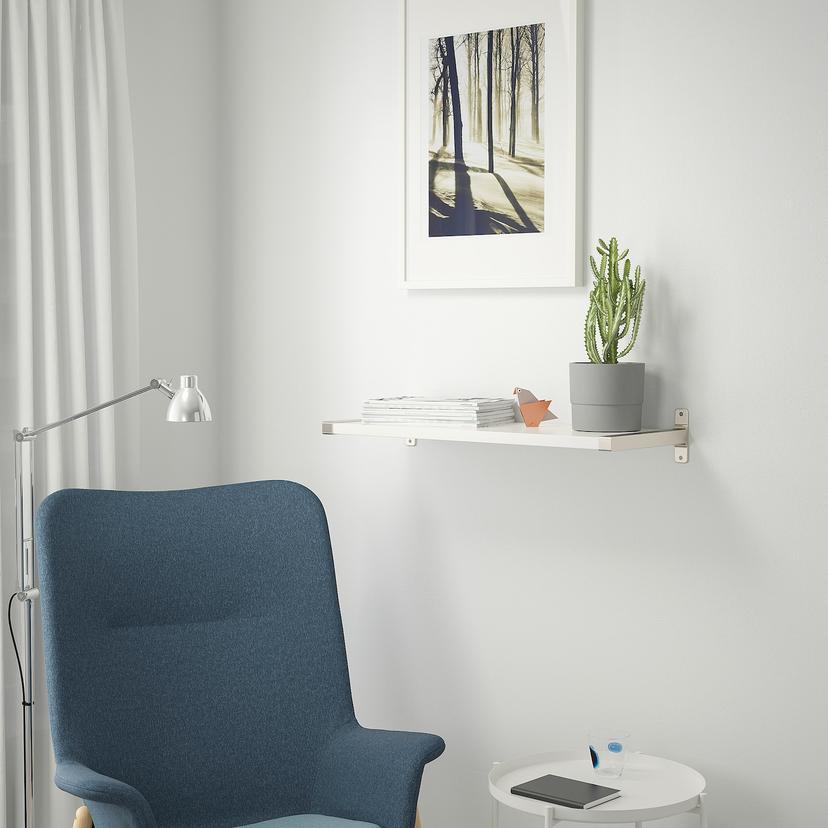 BERGSHULT / GRANHULT — полка навесная, 80x30 см