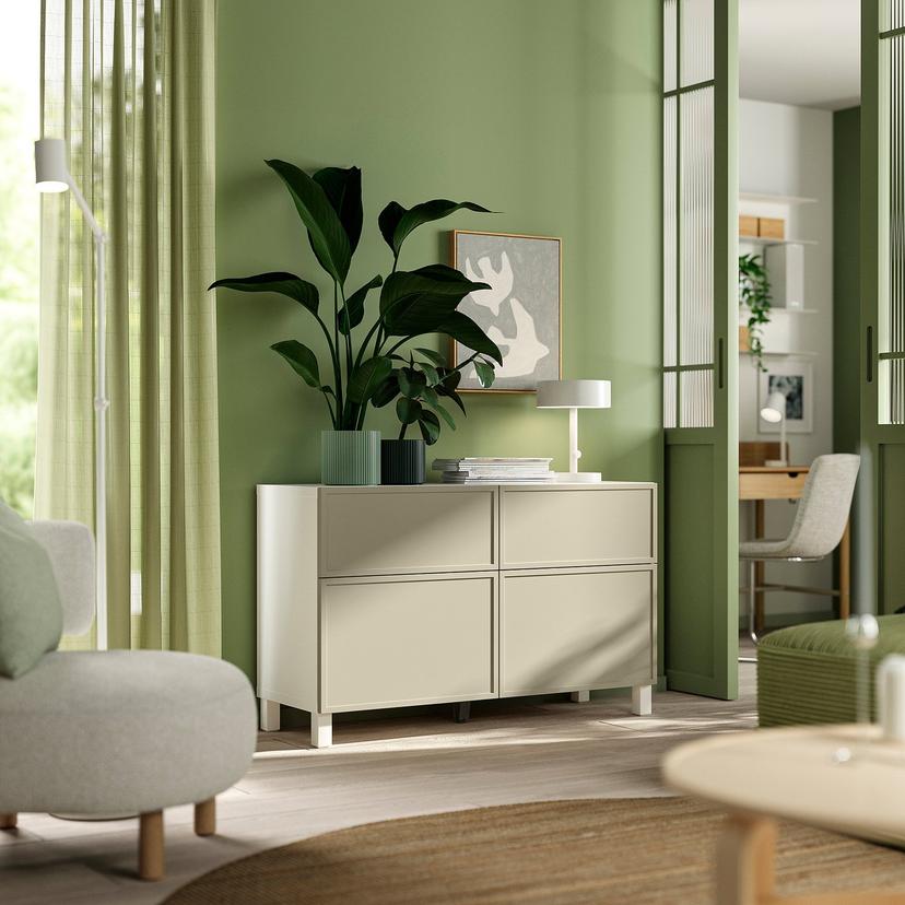 BESTÅ — комб для хран с дверц/ящ