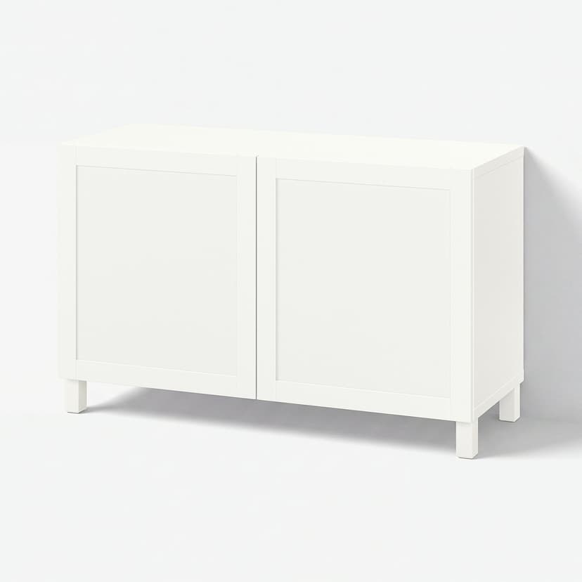BESTÅ — комбинация для хранения с дверцами, 120x42x74 см