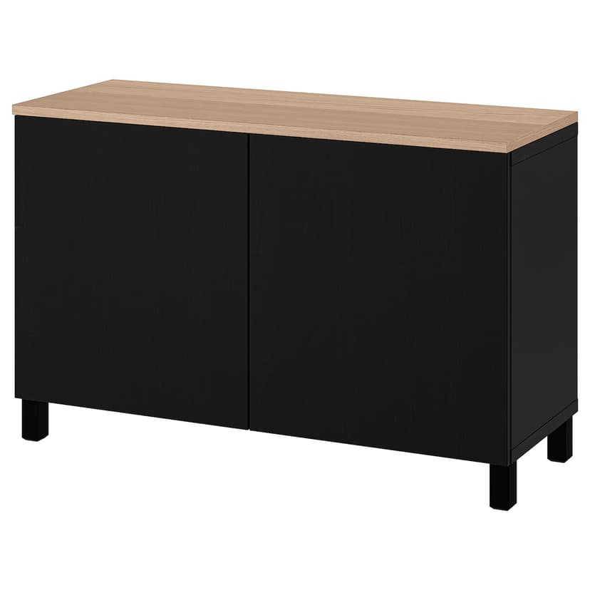 BESTÅ — комбинация для хранения с дверцами, 120x42x76 см