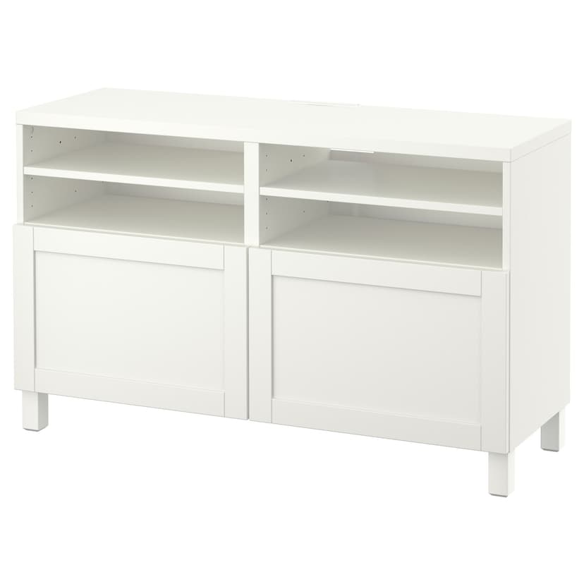 BESTÅ — тумба под ТВ, с дверцами, 120x42x74 см