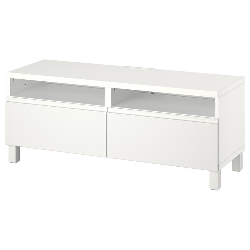 BESTÅ — тумба под ТВ, с ящиками, 120x42x48 см