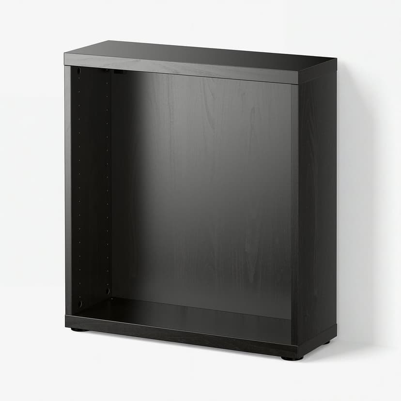 BESTÅ — Каркас, черно-коричневый, 60x20x64 см