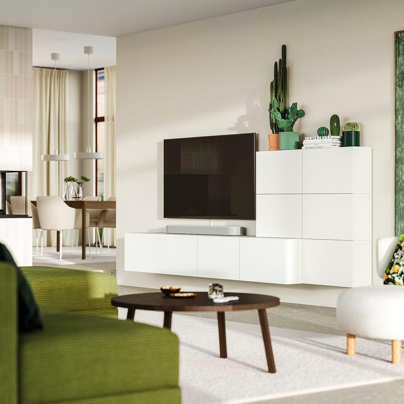 BESTÅ — Szafka na TV,hifi, 300x42x114 см