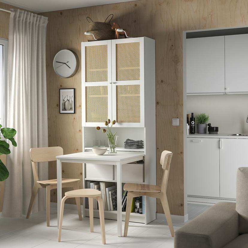 BILLY / HÖGADAL — стеллаж с письменным столом