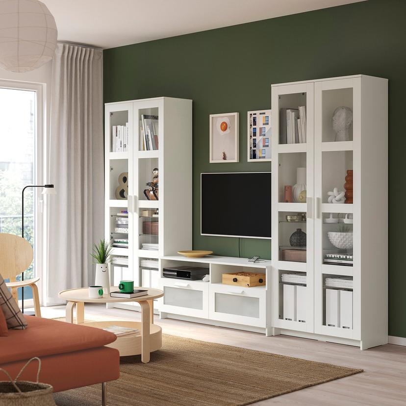 BRIMNES — Комплект мебели для телевизора, 280x41x190 см