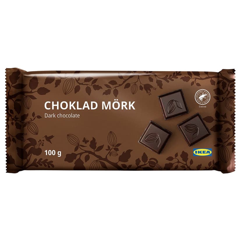 CHOKLAD MÖRK — плитка темного шоколада