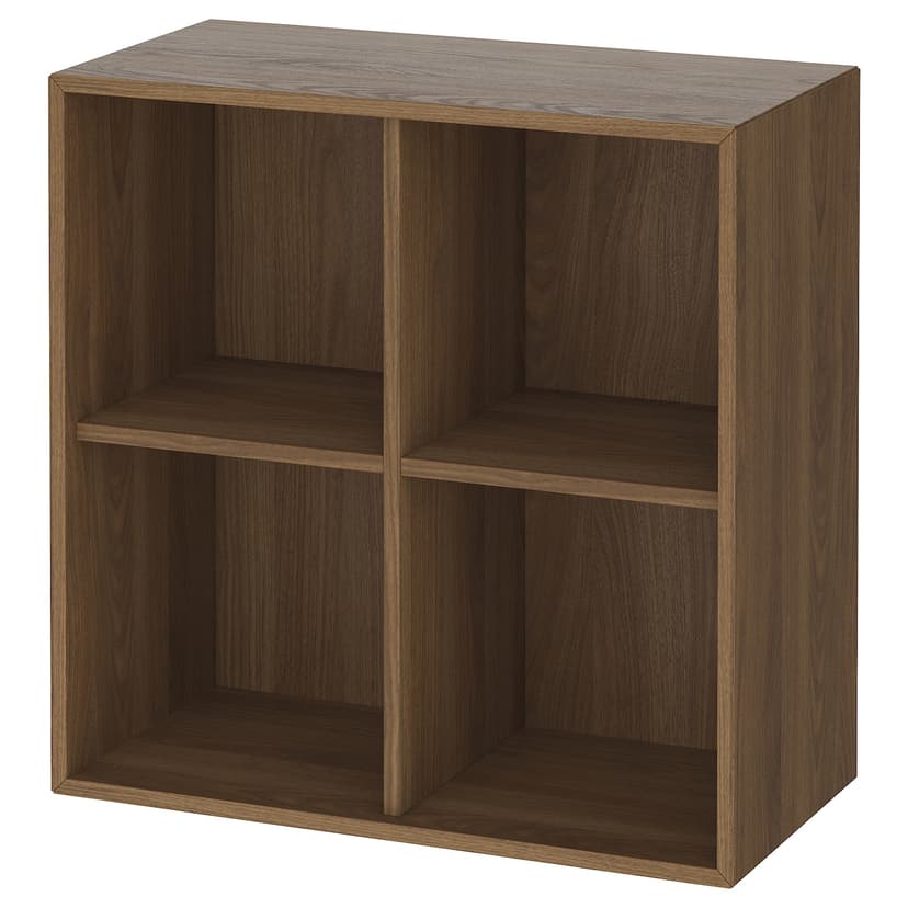EKET — Шкаф с 4 отделениями, коричневый под грецкий орех, 70x35x70 см