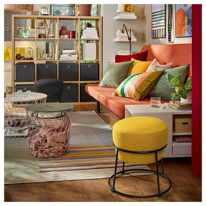 EMMISLÖV — пуф, Skiftebo желтый