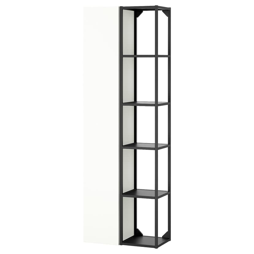 ENHET — Комбинация д/хранения, антрацит/белый, 60x32x180 см
