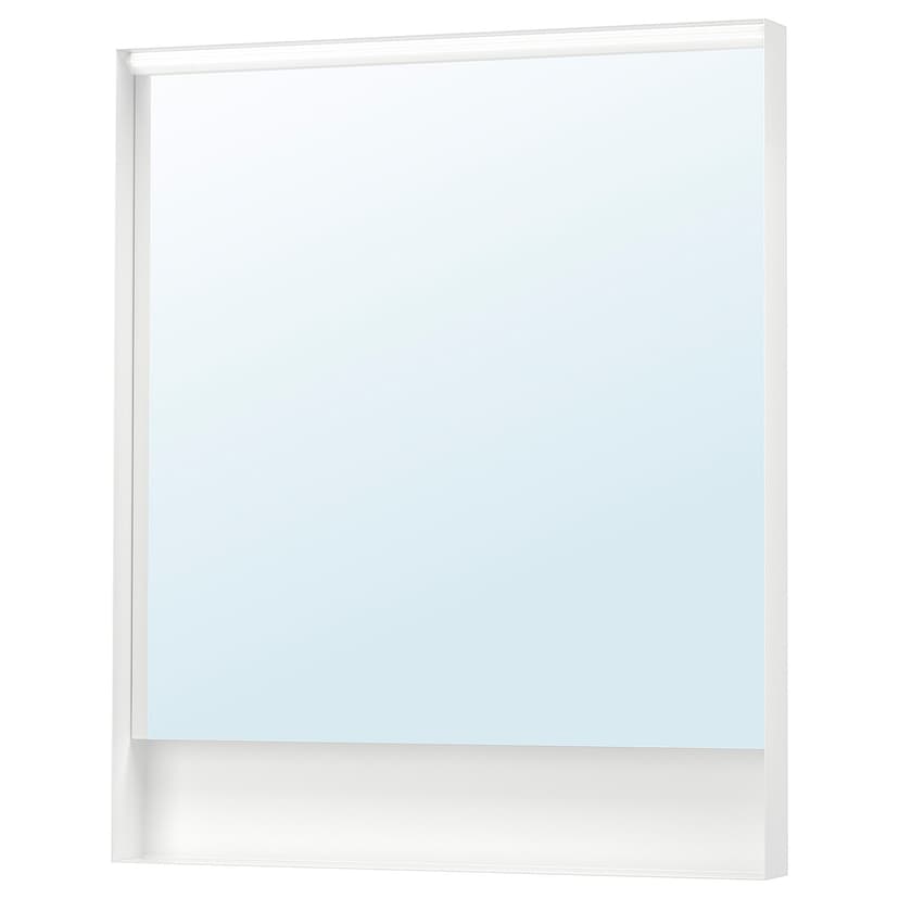 FAXÄLVEN — зеркало с подсветкой, 80x95 см