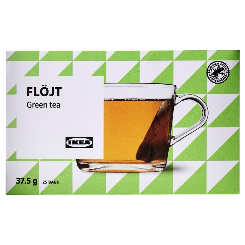 FLÖJT — зеленый чай, Cертифицировано Rainforest Alliance, 37.5 гр