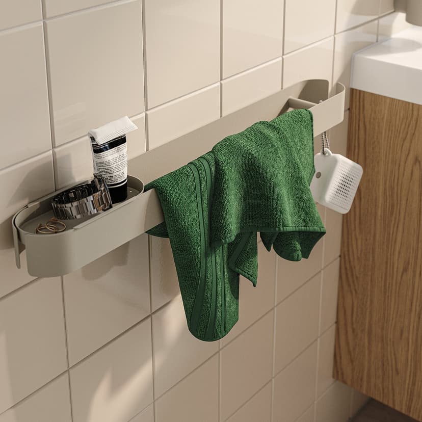 FLORSJÖN — штанга для полотенца, бежевый, 62 см