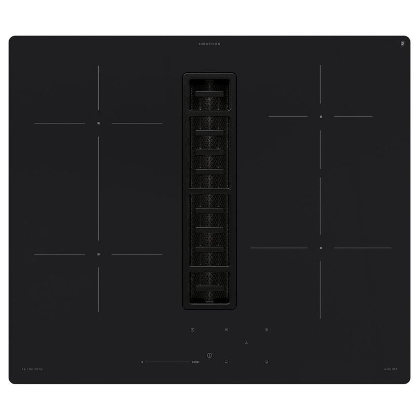 FÖRDELAKTIG — индукционная панель/вытяжка, IKEA 500 черный, 60 см