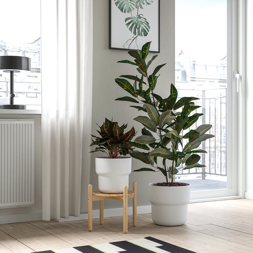 FÖRENLIG — кашпо, д/дома/улицы белый, 19 см