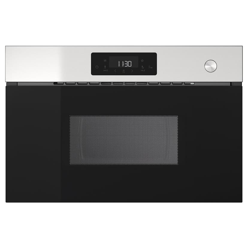 FRILLESBO — Kuchenka mikrofalowa do zabudowy, IKEA 300 stalowy,