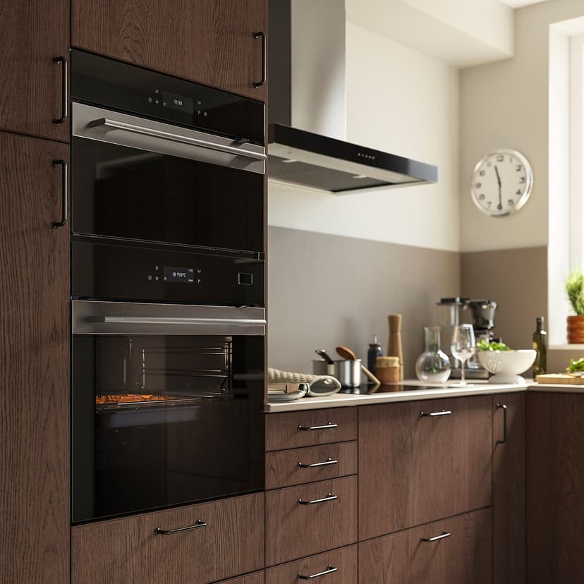 FRILLESBO — Piekarnik z termoobiegiem, funkcja gotowania na parze funkcja airfryer/stalowy IKEA 700,