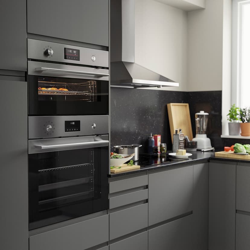 FRILLESBO — Piekarnik z termoobiegiem, kompaktowa funkcja pieczenia/stalowy IKEA 500,