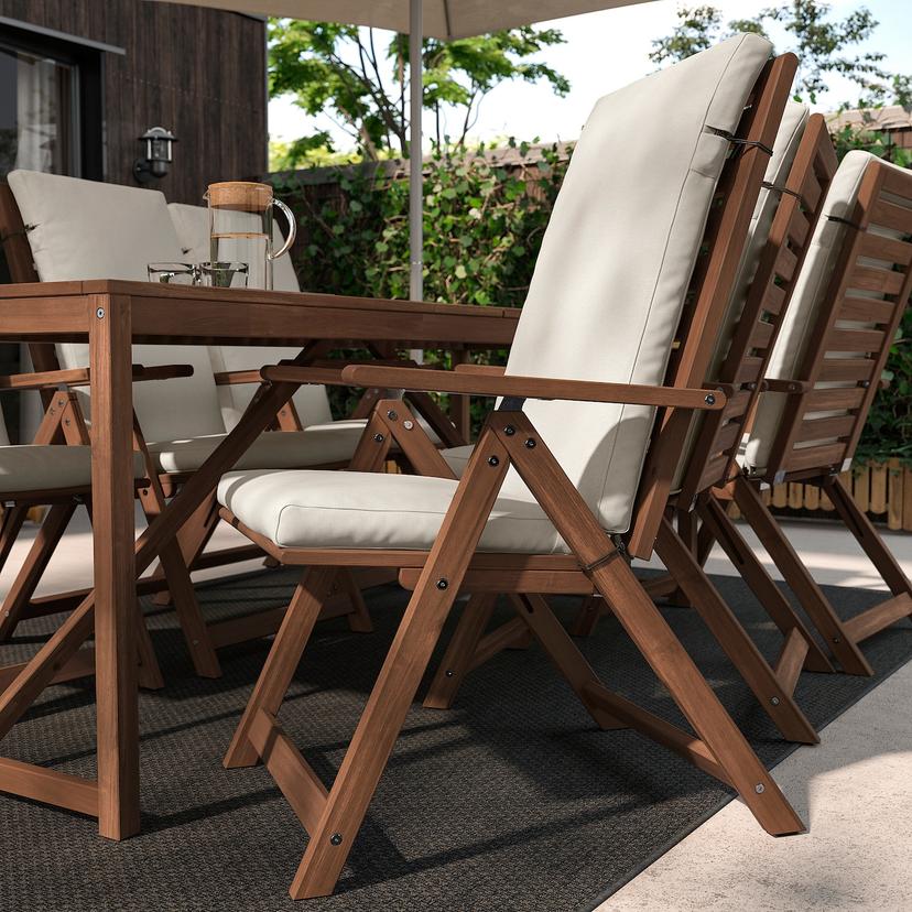 FRÖSÖN/DUVHOLMEN — подушка на садовую мебель, 116x45 см