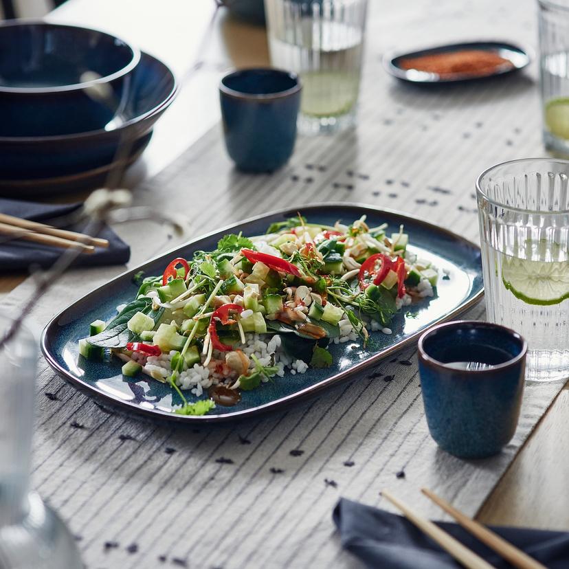 GLADELIG — Тарелка, синяя