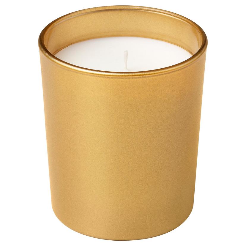 GOKVÄLLÅ — Świeca zapachowa w szkle, drzewo sandałowe & paczula,