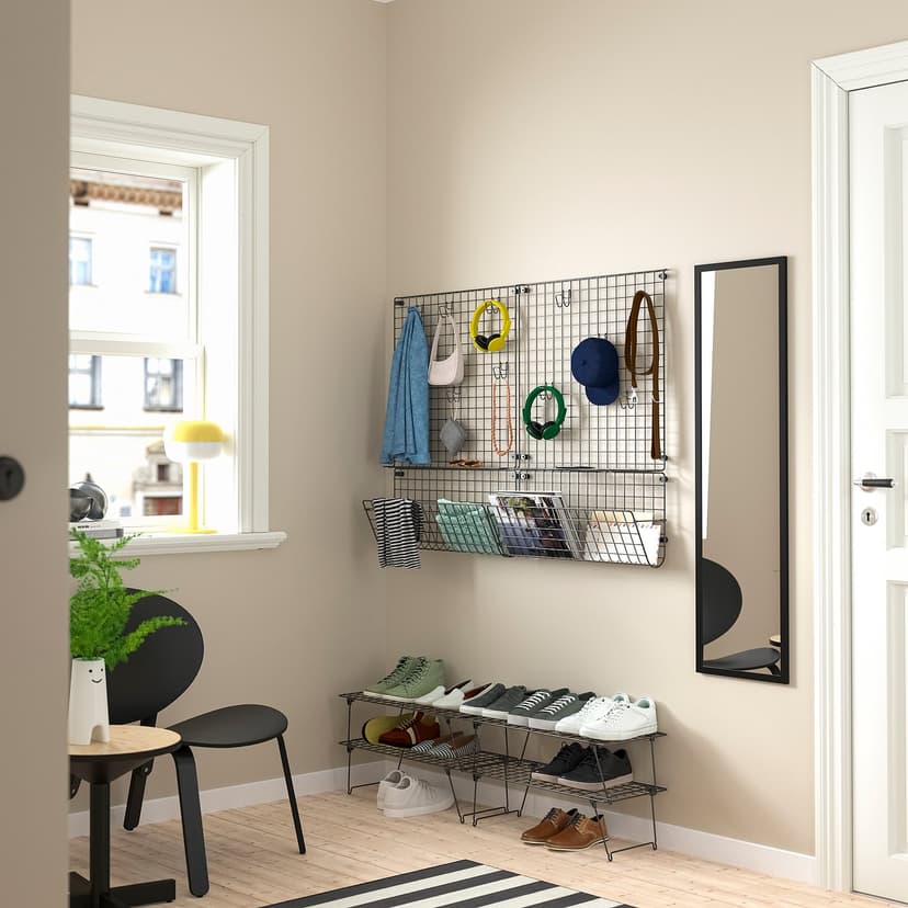 GREJIG — Meble do przedpokoju, zestaw 8 szt., szary,