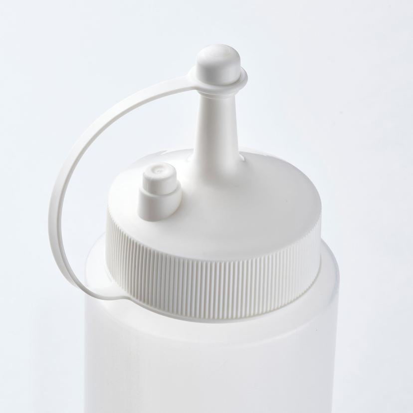 GRILLTIDER — Butelka dozująca, biały/przezroczysty,