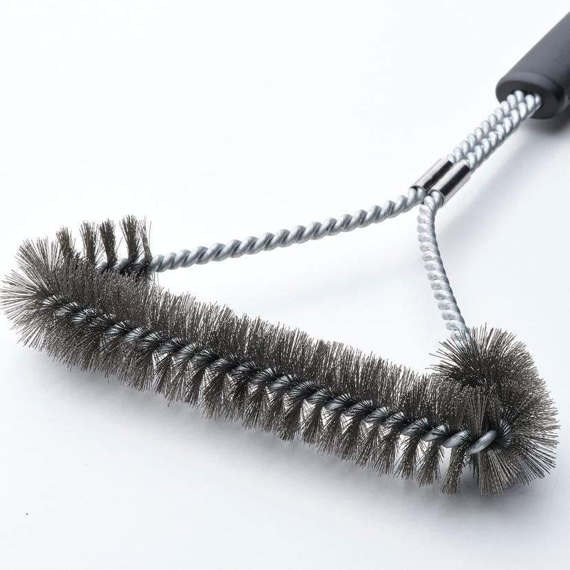 GRILLTIDER — щетка для чистки гриля, нержавеющ сталь/черный, 35 см