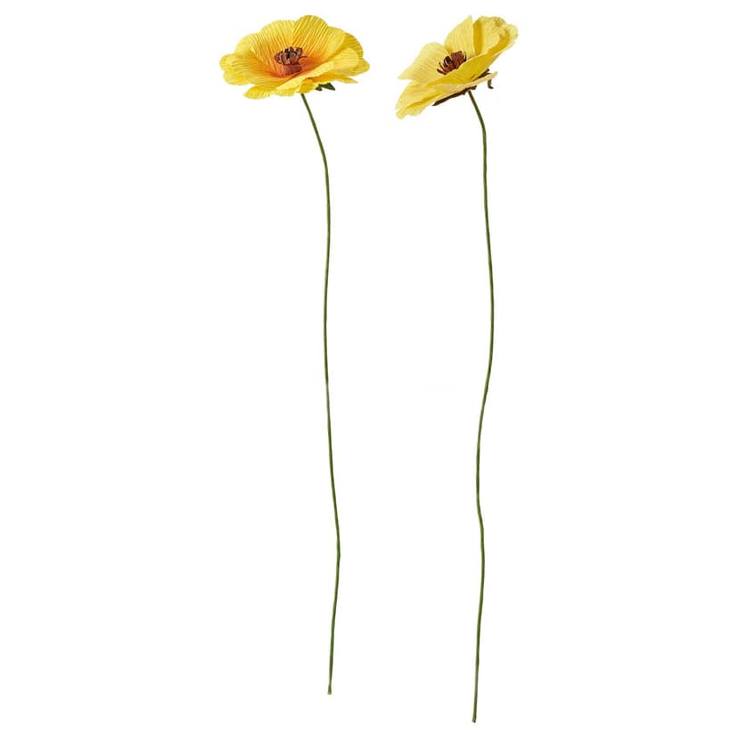 GULDSPETT — Sztuczny kwiat, papier/Jaskier różne kolory,