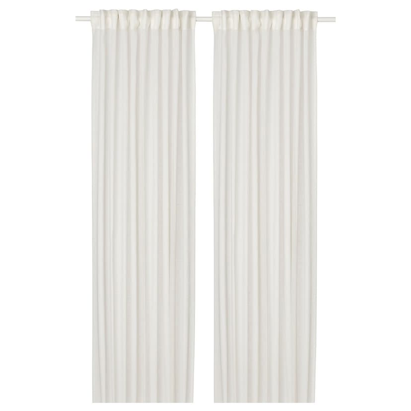 HÄLLEBRÄCKA — гардины, 2 шт., белый, 145x300 см