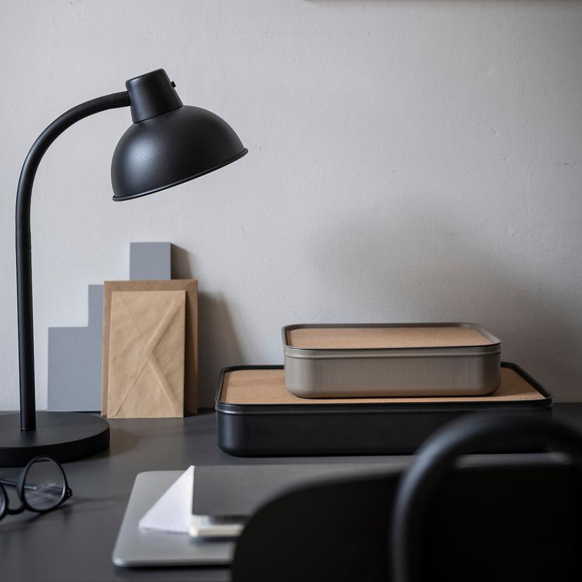 HARVMATTA — ящик с отделениями, темный серо-бежевый, 24x18x6 см