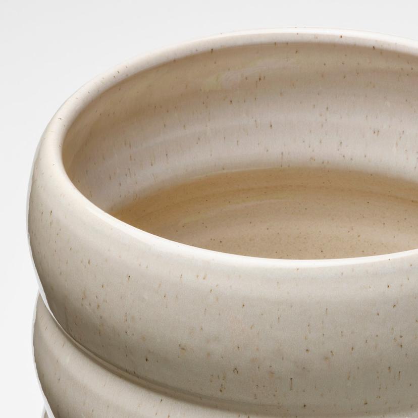 HASSELBUKETT — Чехол для цветочного горшка, для использования внутри и снаружи помещений, бежевый.