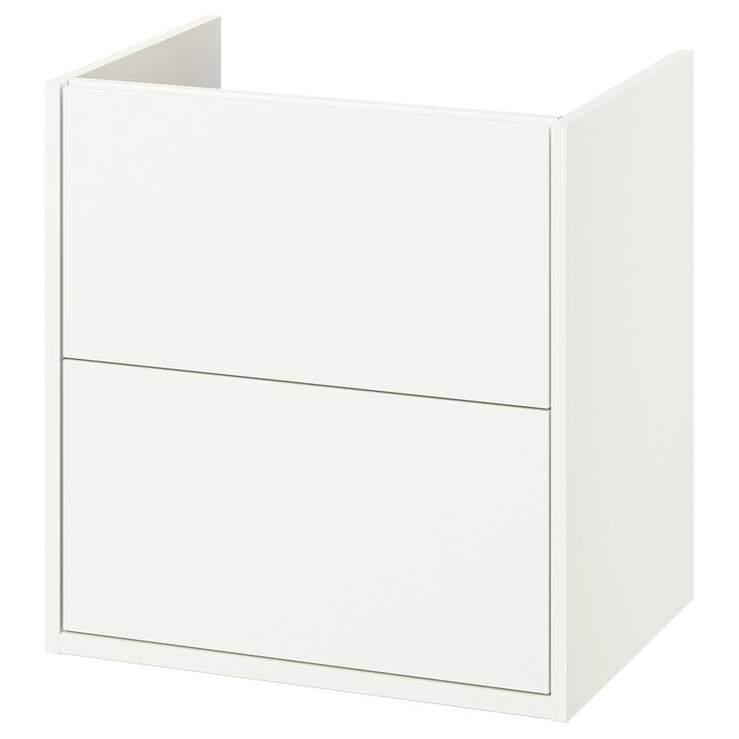 HAVBÄCK — Тумба под раковину с выдвижными ящиками, белая.