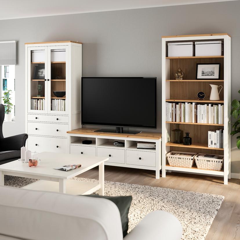 HEMNES — шкаф для ТВ, комбинация, 326x197 см