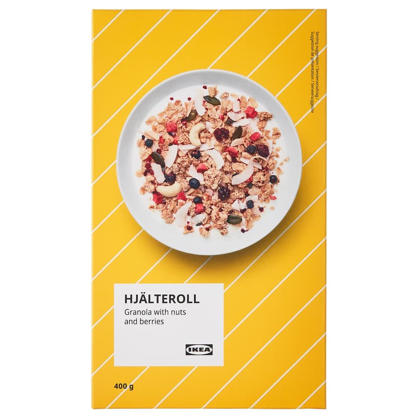 HJÄLTEROLL — Гранола с орехами и сухофруктами