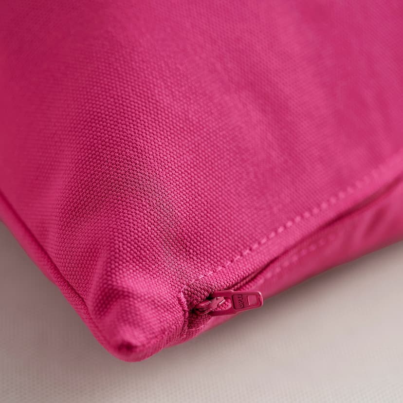 HJÄRTERÖ — Poszewka, jaskraworóżowy na zewnątrz/do wnętrz,