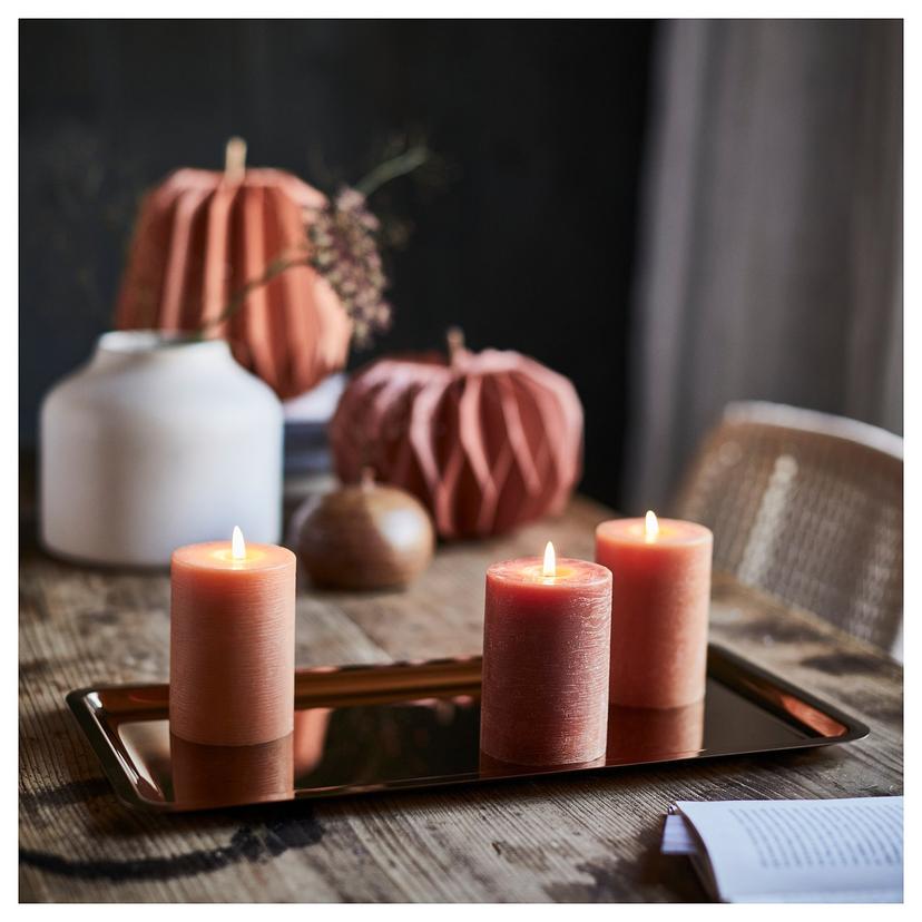 HÖSTAGILLE — Неароматизированная формовая свеча, 10 см