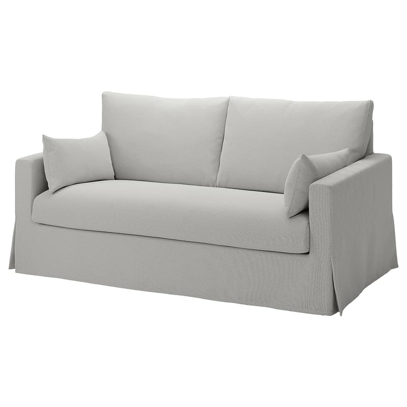 HYLTARP — Sofa 2-osobowa, Tallmyra biały/czarny,