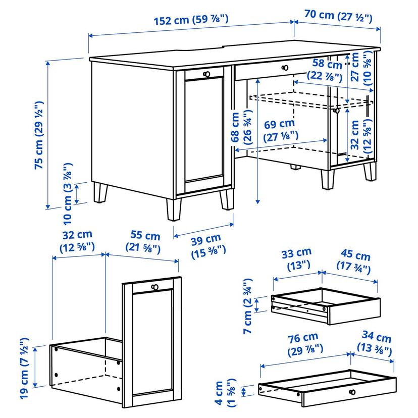 IDANÄS — Белый стол