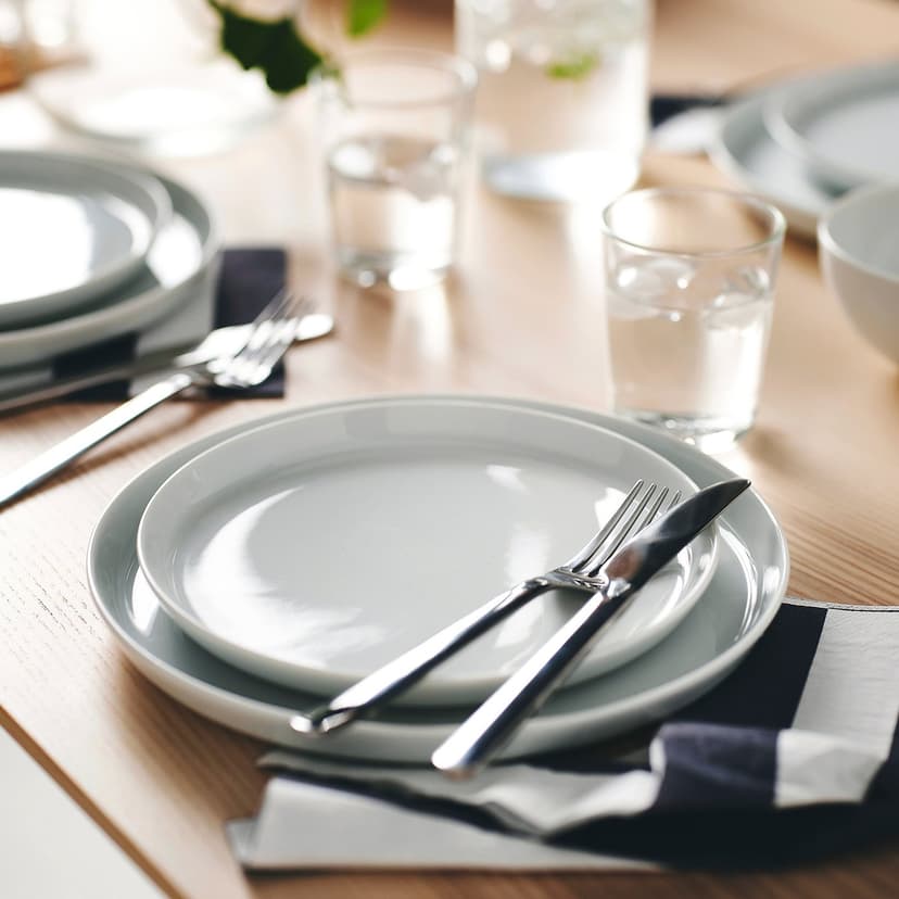 IKEA 365+ — Тарелка десертная, белый, 20 см
