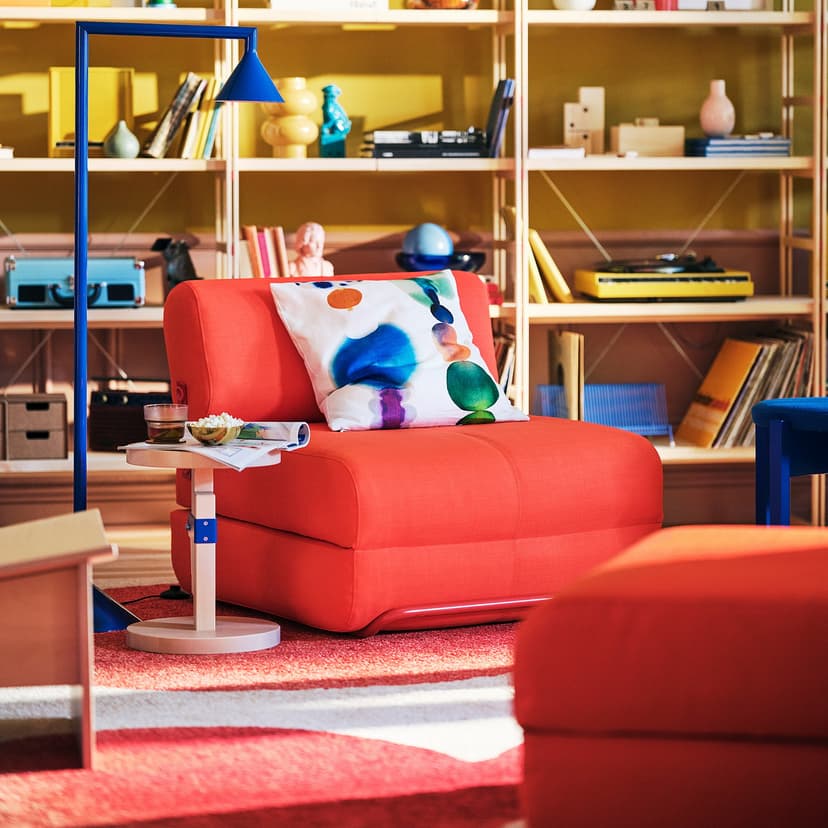 IKEA PS 2026 — Кресло-кровать, Skiftebo ярко-оранжевый