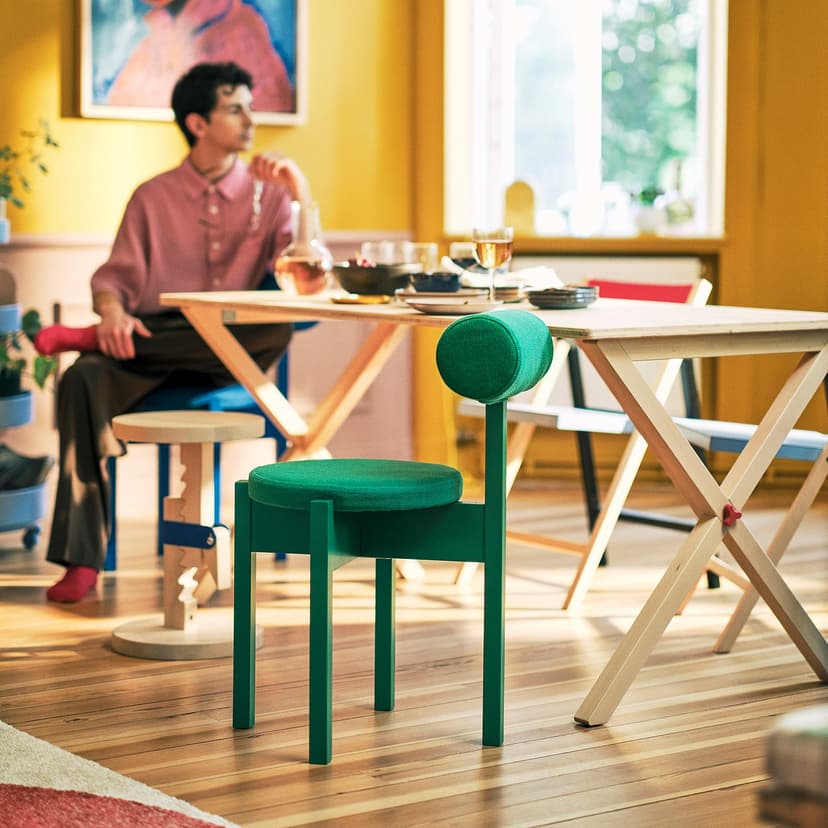 IKEA PS 2026 — Krzesło, jaskrawozielony/Knäbäck jaskrawozielony,