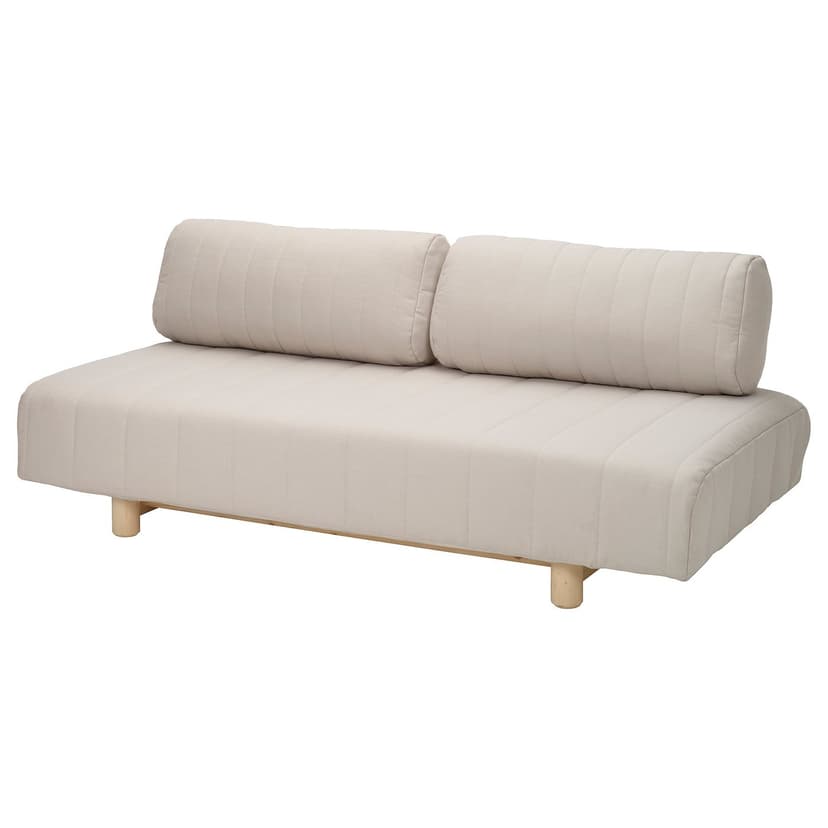 IKEA PS 2026 — 3-местный диван-кровать, Skiftebo светлый серо-бежевый