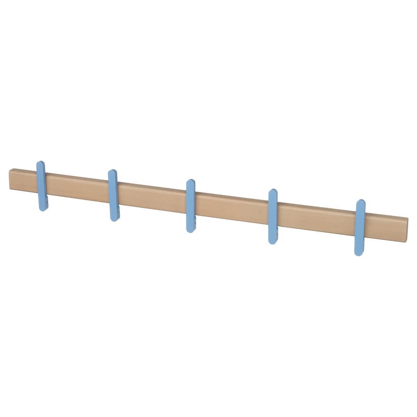 IKEA PS 2026 — Wieszak z 5 haczykami, lita brzoza,
