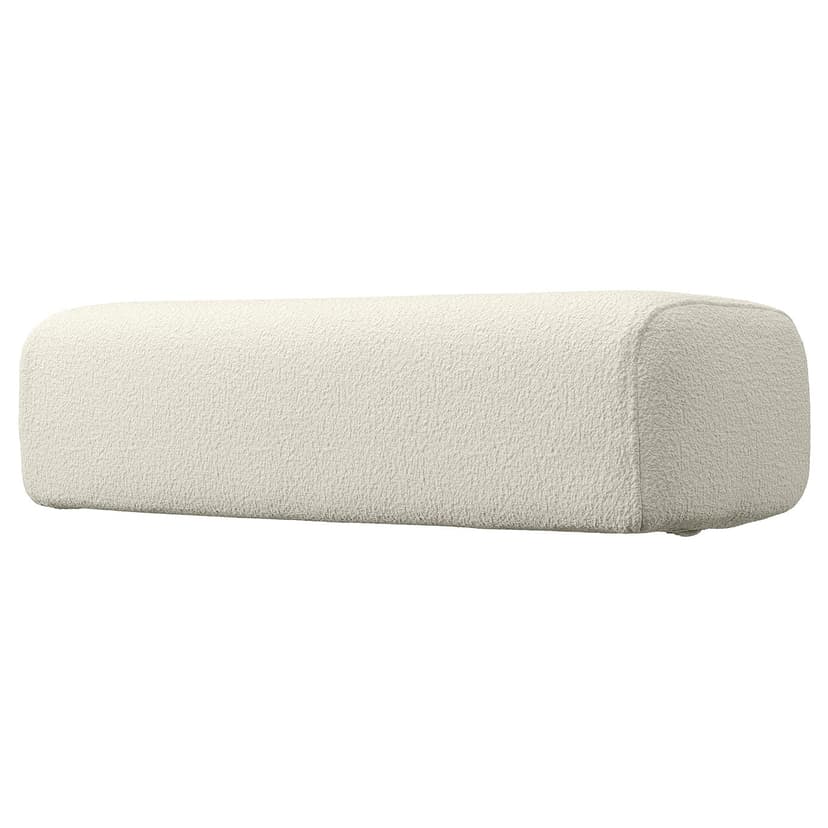 JÄTTEBO — Pokrowiec na poduszkę zagłówka, Axvall kremowy,