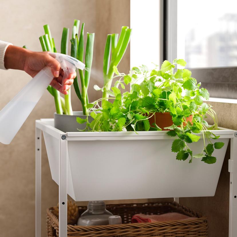 JOSTEIN — Контейнер, белый/для использования внутри и снаружи помещений.