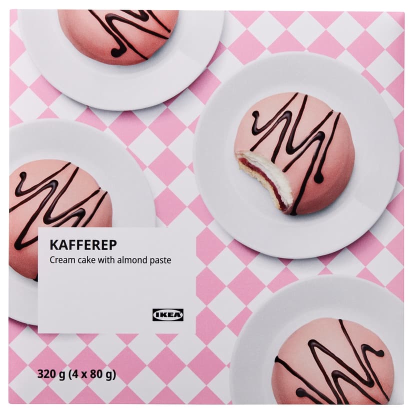 KAFFEREP — сливочные пирожные с марципаном, замороженный, 320 гр