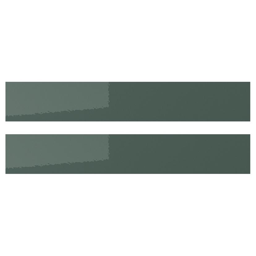 KALLARP — Фасад ящика, глянцевый темно-серо-зеленый