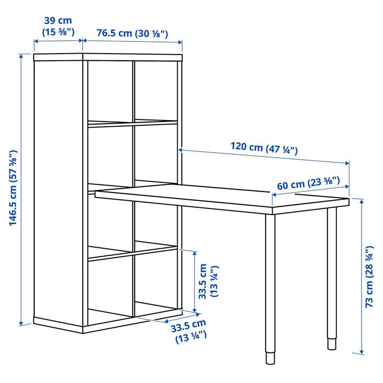 стол, комбинация dimensions